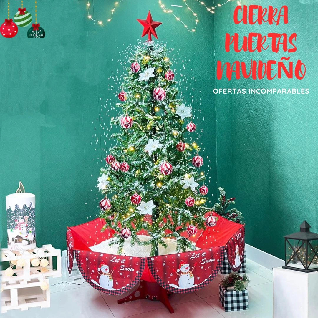 ÁRBOL DE NAVIDAD CON NIEVE ARTIFICIAL Y MÚSICAL 😍✨