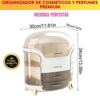 ORGANIZADOR DE COSMETICOS Y PERFUMES PREMIUM