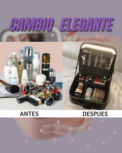 Maletin de Cosmeticos con Luz Led   VANITY BAG™!