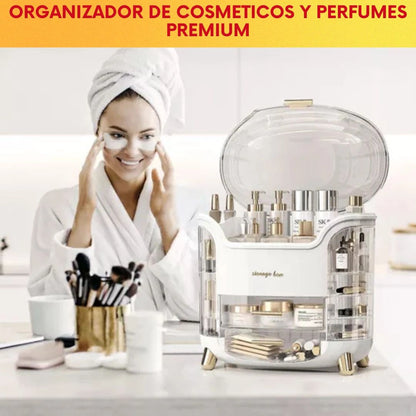 ORGANIZADOR DE COSMETICOS Y PERFUMES PREMIUM